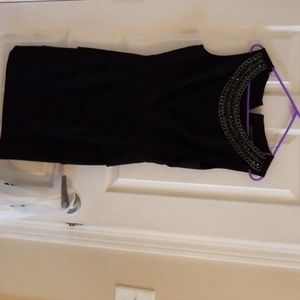 Connected Black Petite dress
